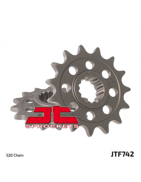 Pignon JT SPROCKETS acier standard 742 - 520 Pignon JT SPROCKETS acier standard 742 - 520