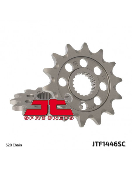 Pignon JT SPROCKETS acier anti-boue 1446 - 520 Pignon JT SPROCKETS acier anti-boue 1446 - 520