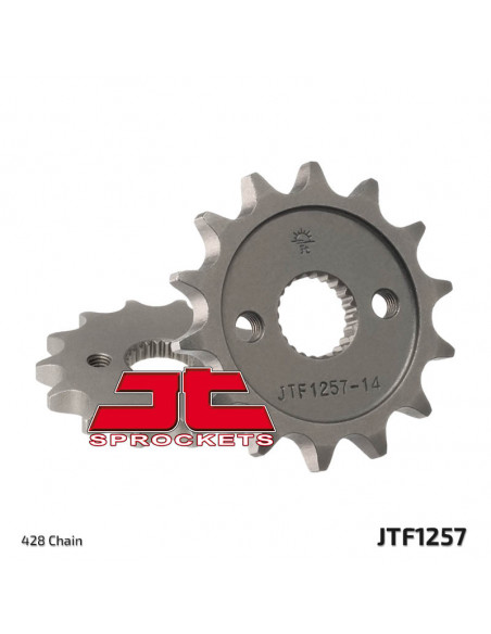 Pignon JT SPROCKETS acier standard 1257 - 428 Pignon JT SPROCKETS acier standard 1257 - 428