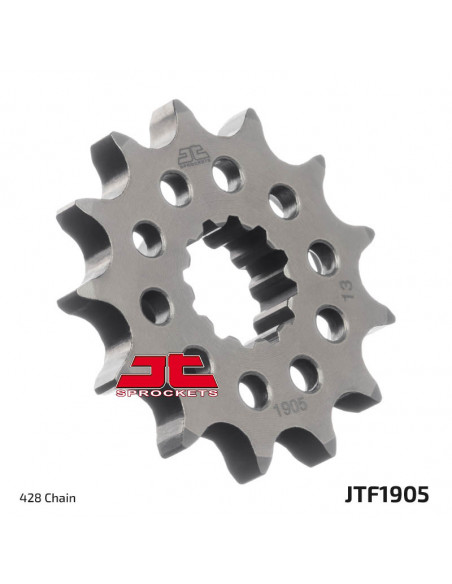 Pignon JT SPROCKETS acier standard 1905 - 428 Pignon JT SPROCKETS acier standard 1905 - 428