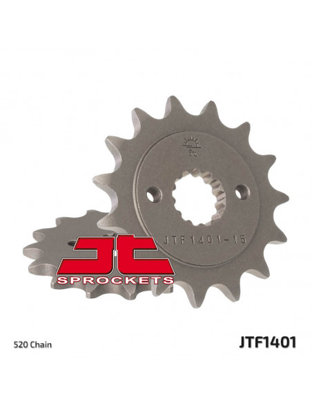 Pignon JT SPROCKETS acier standard 1401 - 520 Pignon JT SPROCKETS acier standard 1401 - 520
