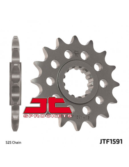 Pignon JT SPROCKETS acier standard 1591 - 525 Pignon JT SPROCKETS acier standard 1591 - 525