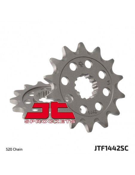 Pignon JT SPROCKETS acier anti-boue 1442 - 520 Pignon JT SPROCKETS acier anti-boue 1442 - 520