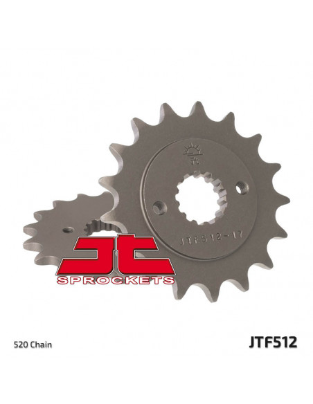 Pignon JT SPROCKETS acier standard 512 - 520 Pignon JT SPROCKETS acier standard 512 - 520