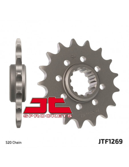 Pignon JT SPROCKETS acier standard 1269 - 520 Pignon JT SPROCKETS acier standard 1269 - 520