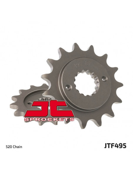 Pignon JT SPROCKETS acier standard 495 - 520 Pignon JT SPROCKETS acier standard 495 - 520