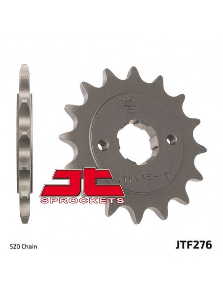 Pignon JT SPROCKETS acier standard 276 - 520 Pignon JT SPROCKETS acier standard 276 - 520