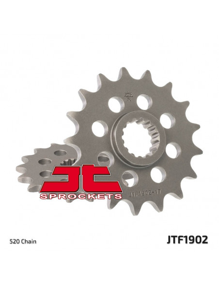 Pignon JT SPROCKETS acier standard 1902 - 520 Pignon JT SPROCKETS acier standard 1902 - 520
