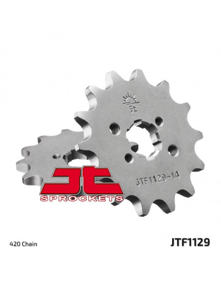 Pignon JT SPROCKETS acier standard 1129 - 420 Pignon JT SPROCKETS acier standard 1129 - 420