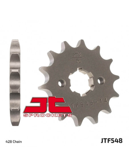 Pignon JT SPROCKETS acier standard 548 - 428 Pignon JT SPROCKETS acier standard 548 - 428