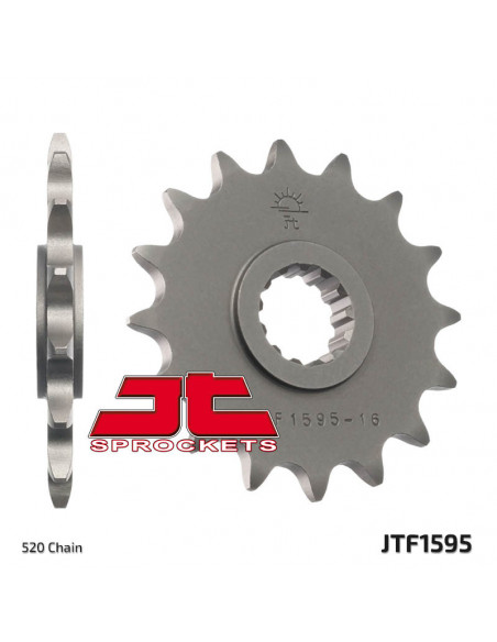 Pignon JT SPROCKETS acier standard 1595 - 520 Pignon JT SPROCKETS acier standard 1595 - 520