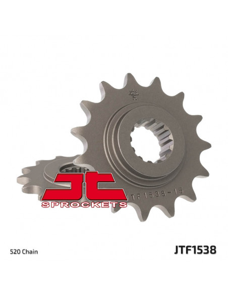 Pignon JT SPROCKETS acier standard 1538 - 520 Pignon JT SPROCKETS acier standard 1538 - 520
