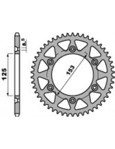 Couronne PBR aluminium Ultra-Light 289 - 520