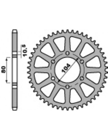 Couronne PBR acier standard 478 - 520