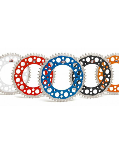 Couronne RENTHAL Twinring aluminium Ultra-Light anti-boue anodisé dur HA - 520