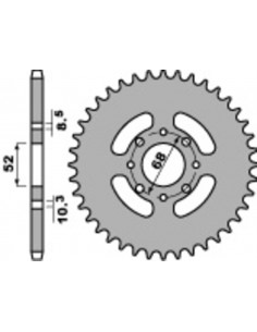 Couronne PBR acier standard T801 - 520