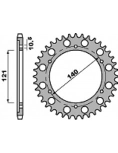 Couronne PBR acier standard 4435 - 530