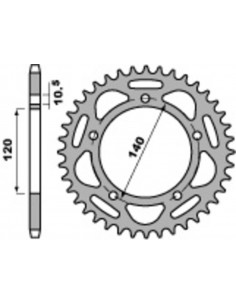 Couronne PBR acier standard 4397 - 520