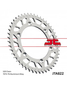 Couronne JT SPROCKETS aluminium ultra-light anti-boue 822 - 520 2