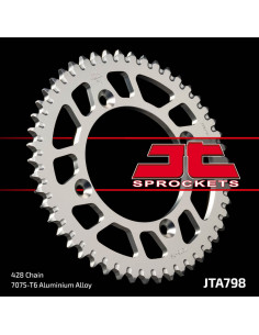 Couronne JT SPROCKETS aluminium Ultra-Light anti-boue 798 - 428 2
