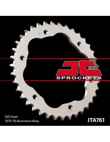 Couronne JT SPROCKETS aluminium 761 - 525