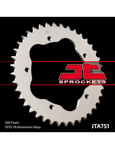 Couronne JT SPROCKETS acier Ultra-Light 751 - 520