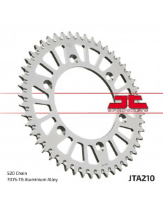 Couronne JT SPROCKETS aluminium ultra-light anti-boue 210 - 520 2