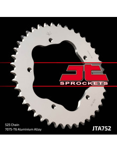 Couronne JT SPROCKETS aluminium 752 - 525 2
