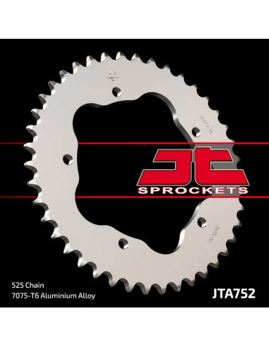 Couronne JT SPROCKETS aluminium 752 - 525