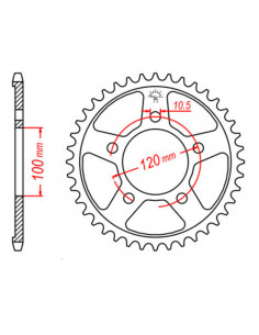Couronne JT SPROCKETS acier standard 702 - 525 2