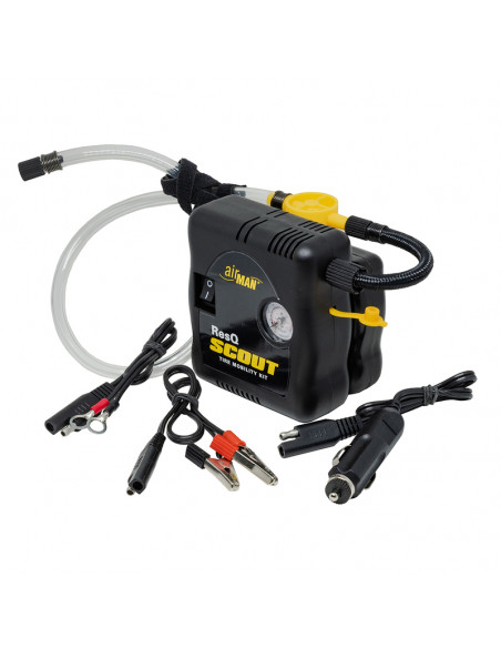 Kit mini-compresseur + bombe anticrevaison AIRMAN ResQ Scout Kit mini-compresseur + bombe anticrevaison AIRMAN ResQ Scout