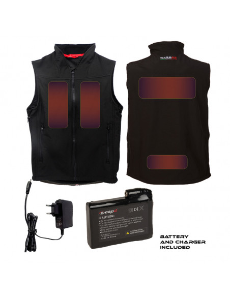 Gilet chauffant CAPIT WarmMe Mayer - noir