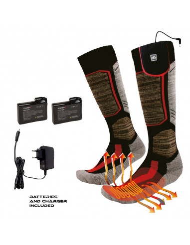 Chaussettes chauffantes CAPIT WarmMe - noir