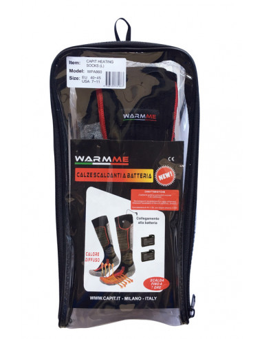 Chaussettes chauffantes CAPIT WarmMe - noir