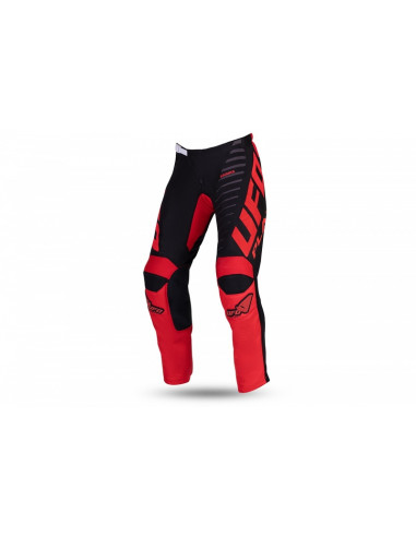 Pantalon motocross UFO Kimura noir/rouge taille 46