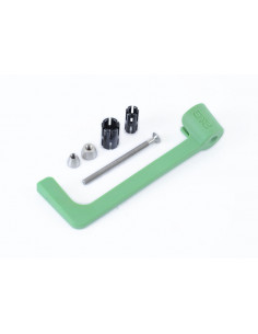 Protection de levier R&G RACING moulé - vert Aprilia RS660