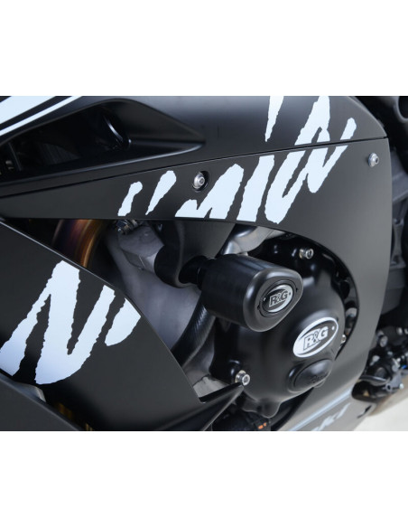 Tampons de protection R&G RACING Aero - blanc Kawasaki ZX10-R/RR