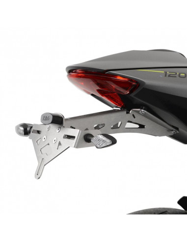 Support de plaque R&G RACING - argent Triumph Speed Triple 1200 RS