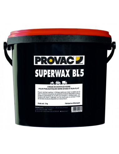 Crème de montage pneus PROVAC noir - 5kg