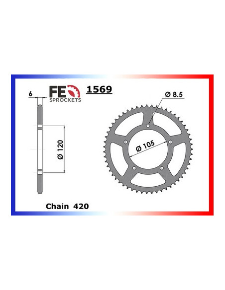 HANWAY.50.FURIOUS '10/11 11X53 FE420R *