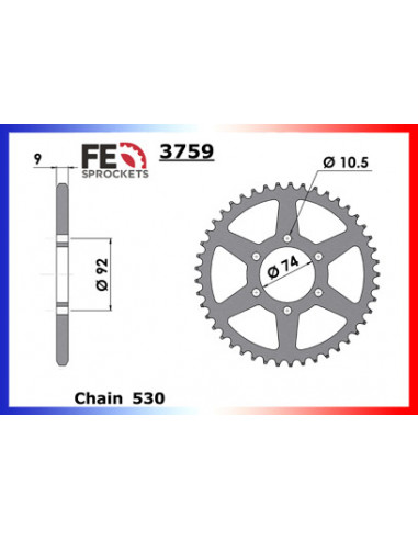 XJ.400 '81/83 16X44 RK530KRO *  (4V7,28F)