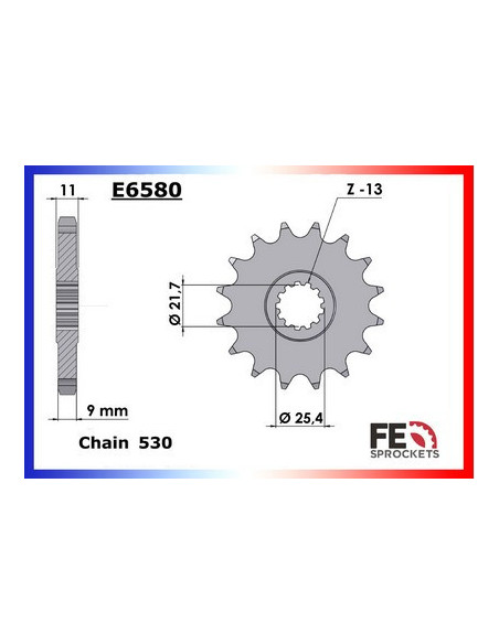 FZ.750 X FAZER '87/90 17X39 RK530GXW  (2JE)