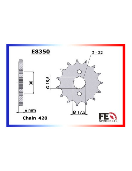 CRF.50 '04/20 14X37 RK420MS *