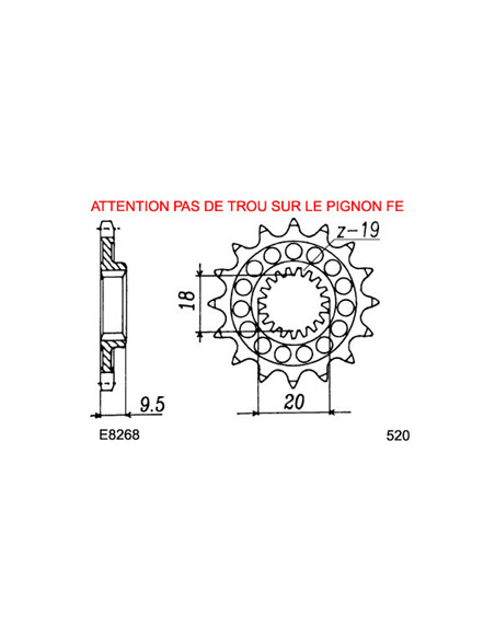 CR.125.R '97 12X49 RK520GXW