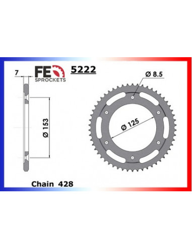XR.125.L '03/07 17X54 RK428FEX