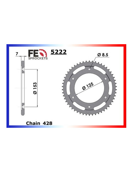 XR.125.L '03/07 17X54 RK428FEX