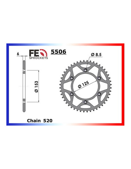 CRF.230 F '03/13 13X50 RK520GXW
