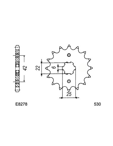 CB.400.TWIN '78/80 16X37 RK530KS *
