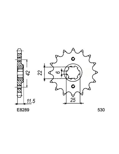 FT.500 '82/84 15X40 RK530KRO *  (PC07)