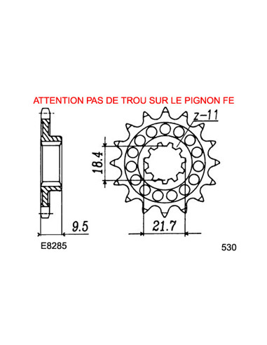 CR.500.RG/RH '86/87 14X51 RK520SO  (PE02)